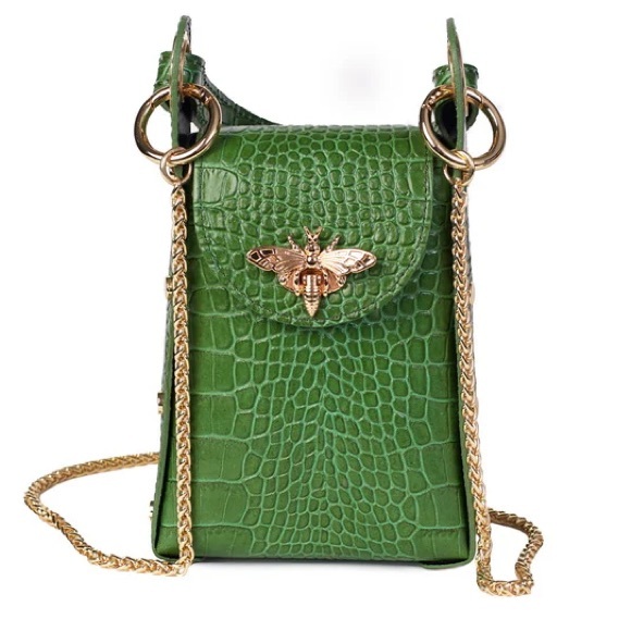 Persaman New York Handbags - Persaman NY Embossed Crossbody